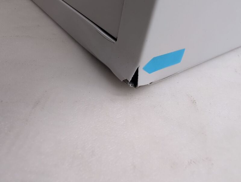 Stier Wandschrank Aufbewahrung grau platzsparend abschließbare Tür 60x80x30cm - 4251709645917