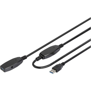 B-Ware Digitus Leitung USB-Kabel USB Verbindungskabel USB 3.2 USB-A Buchse 10.00 m