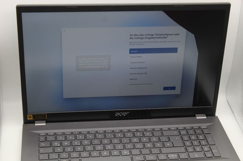 Acer Aspire 17 Notebook Laptop Core5 16GB 512GB Linux Stahlgrau - 4711474322913