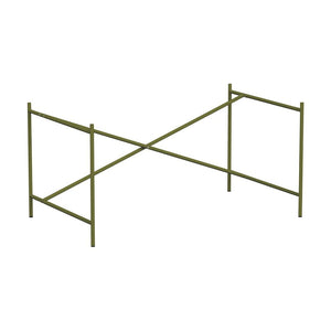 B-Ware Richard Lampert Tischgestell Rahmen Eiermann 2 Seitenrahmen 78 cm olivgrün