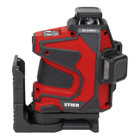 STIER Kreuzlinienlaser SKL 3x360° grün Lasergerät Nivelliergerät IP65 50m 100m - 4251709626664