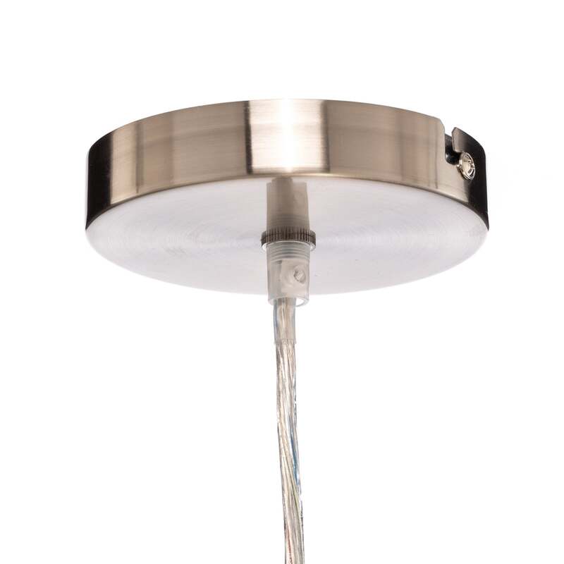 Lindby Hängeleuchte Pendelleuchte Sebatin LED Lampe dimmbar weiß Ø50cm 3-flg - 4251096502992