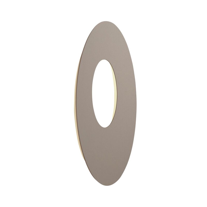 Escale Wandleuchte Wandlampe LED Blade Open taupe Aluminium Design Wohnraum - 4011895492616