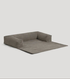 B-Ware mokebo Hundedecke Nest 100x100cm Cord Sofaschutz Couchschutz Waschbar Hundematte