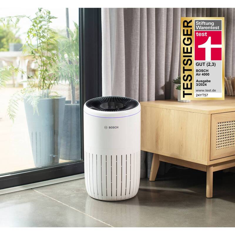 Bosch Home Comfort 7733701943 Air 4000 Luftreiniger 62 m² Weiß Schwarz Lüfter - 4062321594749