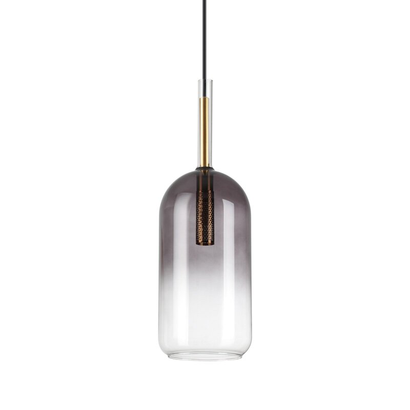 Ideal Lux Hängeleuchte Pendelleuchte Empire Glas klar rauchgrau Beleuchtung - 8021696309804