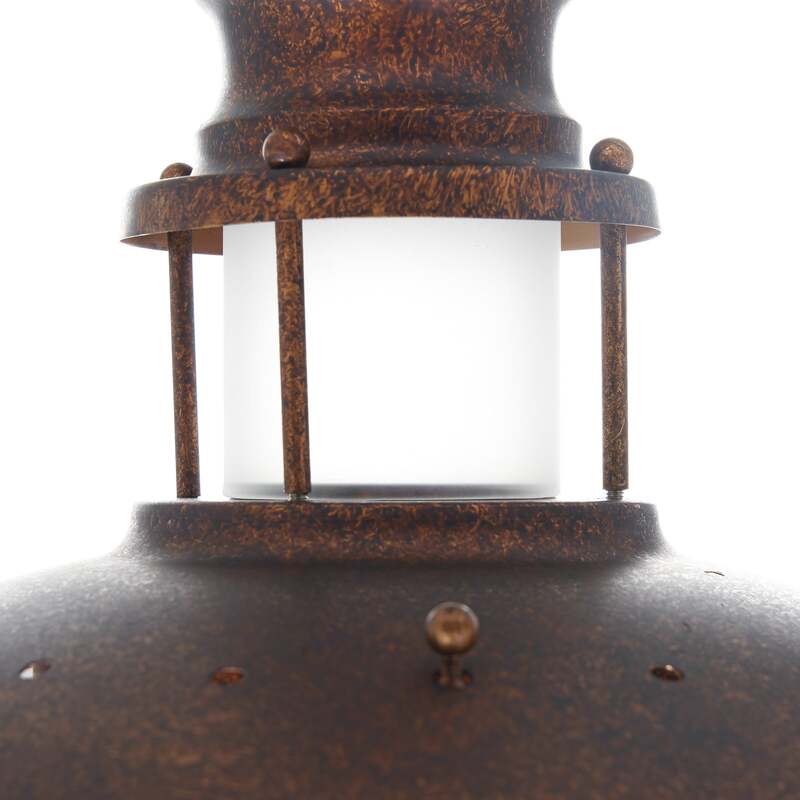 Lindby Deckenleuchte Deckenlampe Louisanne LED rustbraun Ø35cm Leuchte - 4251096527216