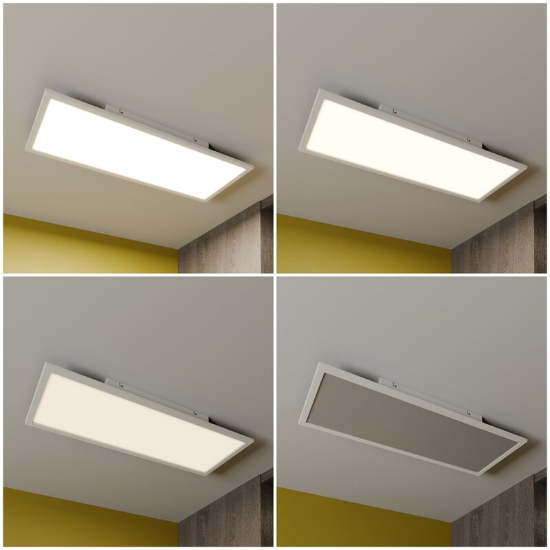 Lindby LED Panel Deckenleuchte Leuchte Luay Nachtlicht CCT Fernbedienung dimmbar - 4251096581614
