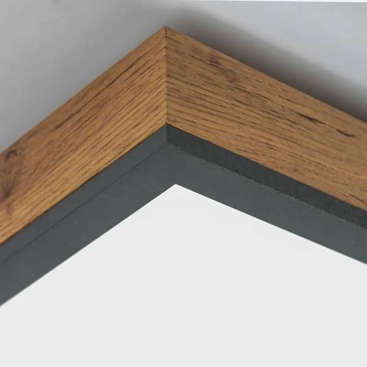 Deckenleuchte Deckenlampe LED Leuchte Lindby Laviona Wohnraum Flur Holzdekor - 4251911747003