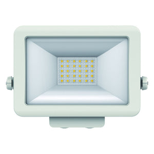 B-Ware Theben Außenstrahler LED Flutlichtstrahler theLeda B20L Gartenlampe weiß 40W