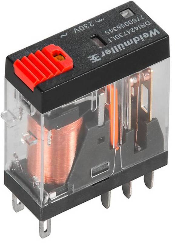 Weidmüller DRI424730LT Steckrelais 230 V/AC 5 A 2 Wechsler 20 St. Relais - 6944169739927