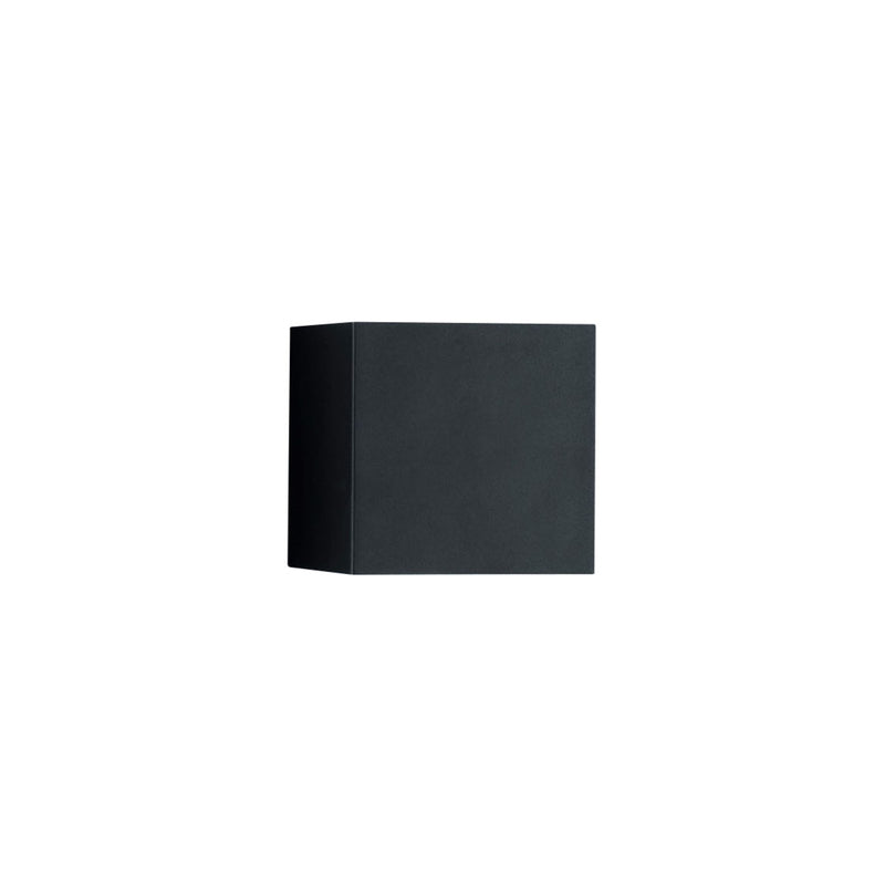 Helestra Außenwandleuchte Wandleuchte Siri 44 L LED Gartenlampe schwarz 15x15cm - 4022671101035