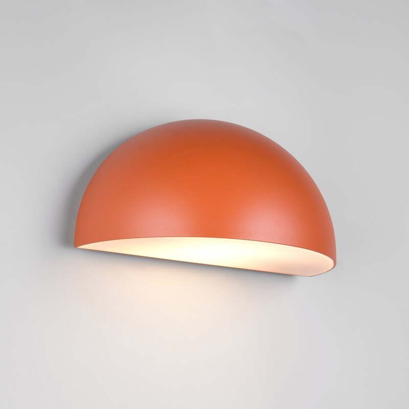 Außenwandleuchte Wandlampe trio lighting Maas apricot Aluminium-Druckguss E27 - 4017807648515