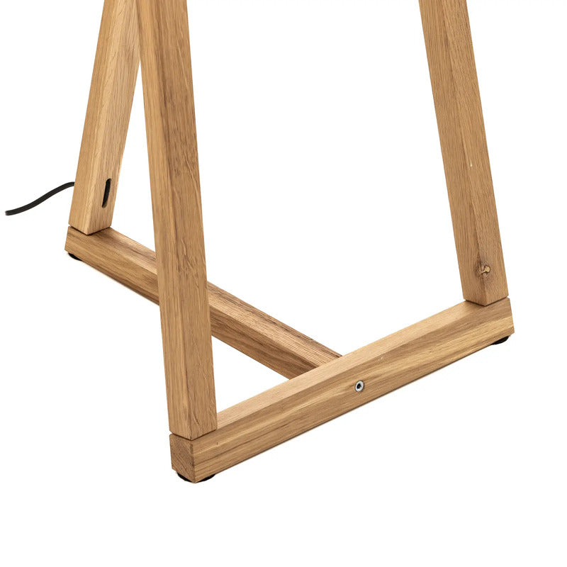 Euluna Stehlampe Canvas Stehlampe Standleuchte  Eichenholz beige SIEHE TEXT/FOTO - 5904496510409