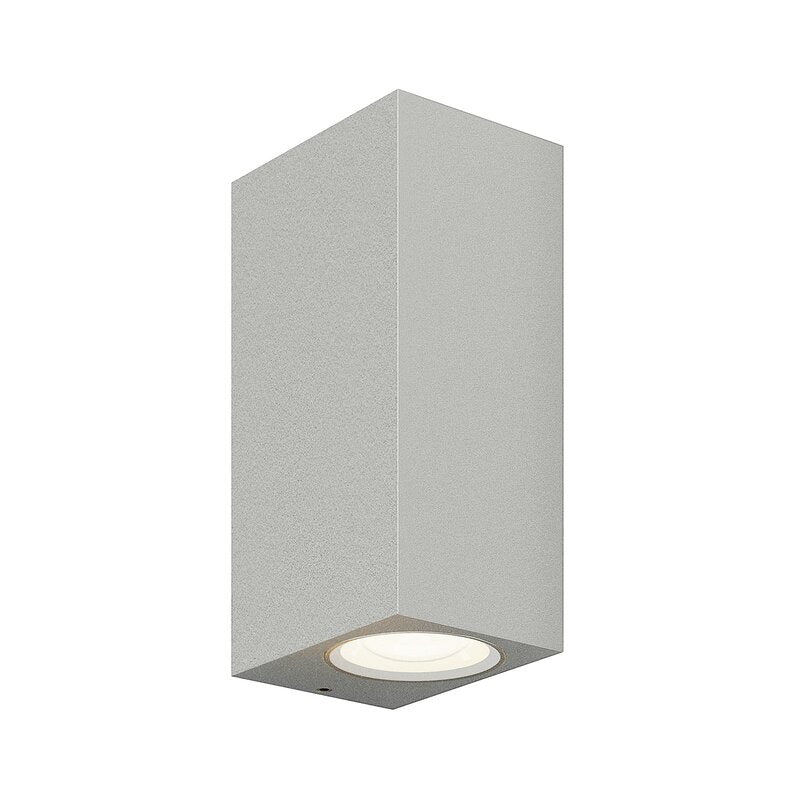 Lucande Silberne Außenwandleuchte AußenWandleuchte Leuchte Tavi Bridgelux LED - 6291105700696