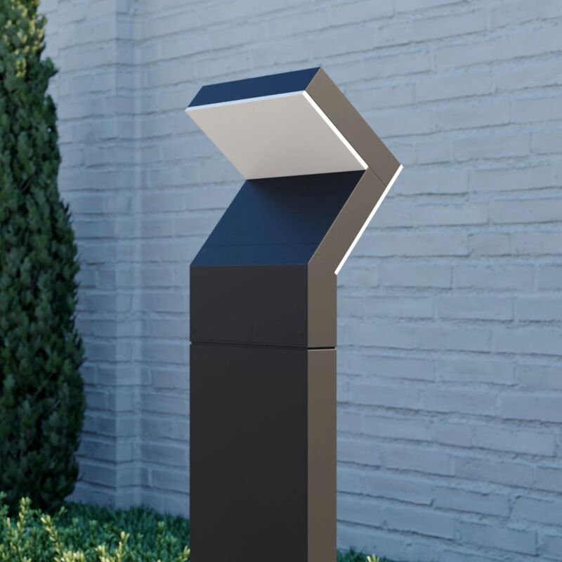 Arcchio Gartenleuchte Havin H100 LED Außenleuchte Lampe dunkelgrau stilvoll 78cm - 4251096584585