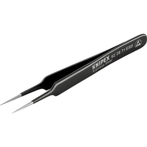 B-Ware Knipex Präzisionspinzette Pinzette ESD Nadel Chrom Nickel Stahl antimagnetisch