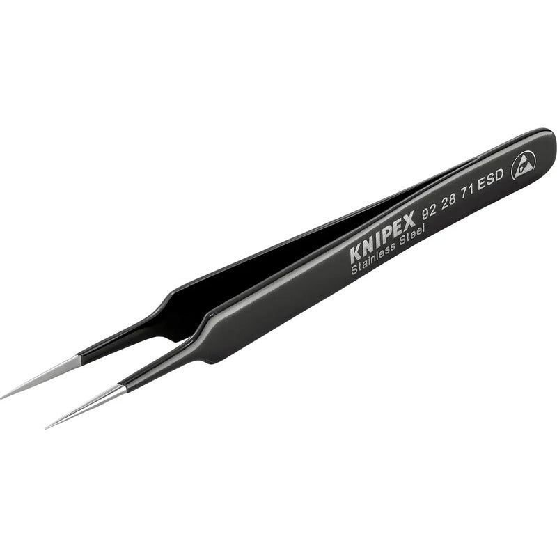 Knipex Präzisionspinzette Pinzette ESD Nadel Chrom Nickel Stahl antimagnetisch - 4003773054795