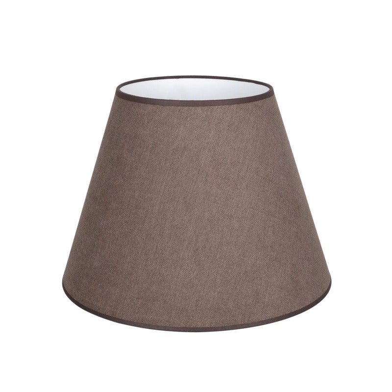 Lampenschirm Cone Hängelampe Textil braun 30cm Höhe 38cm Made in Europe - 0000010059328