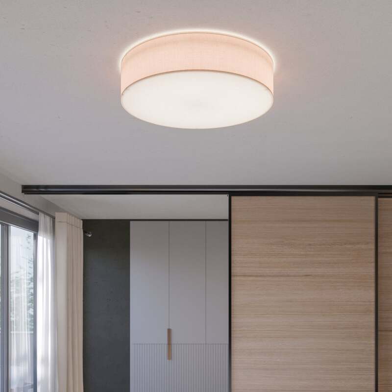 Euluna Deckenlampe Rondo Deckenlampe Deckenlicht E27 beige Ø 60 cm SIEHE TEXT - 5901780544331