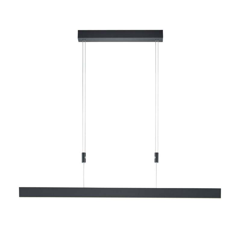 HELL Hängeleuchte Pendelleuchte Delta LED dimmbar schwarz 100cm 28W warmweiß - 4045542225104