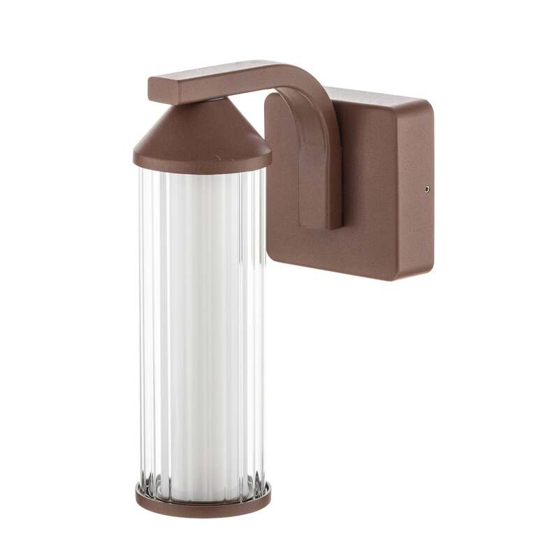 Lindby Außenwandleuchte Neravio LED Gartenleuchte rost 26cm IP54 warmweiß 1450lm - 4255830909221