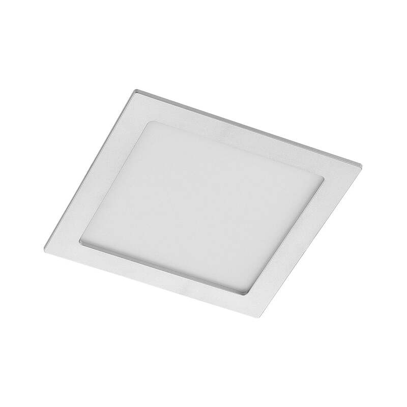 Prios LED-Einbaulampe Helina 22 cm 24 W dimmbar warmweiß IP44 Silber - 4251911707519