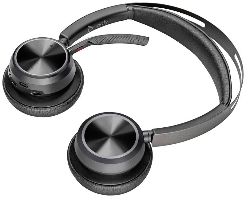 HP Poly Voyager Focus 2 Headset Kopfhörer Bluetooth Wireless On-Ear Headset - 0197029504524