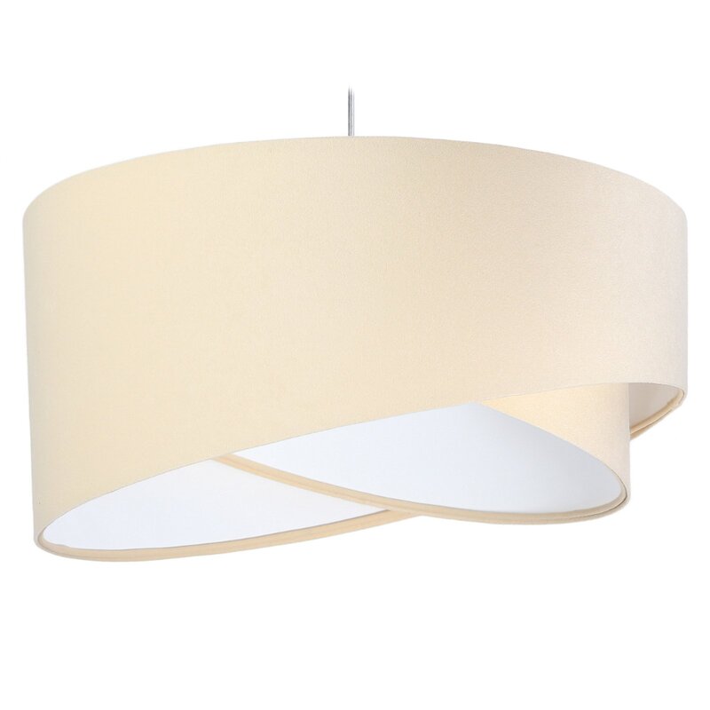 Euluna Pendelleuchte Vivien zweifarbig beige/weiß Pendelleuchte Deckenlampe L637 - 5902751346015