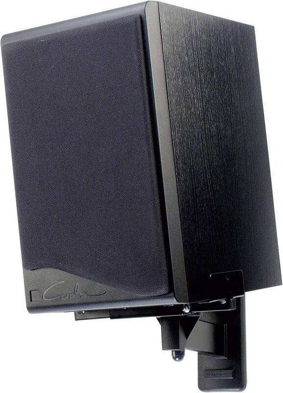 B-TECH BT77 Lautsprecher-Wandhalter schwarz neigbar schwenkbar max. 25 kg - 5019318047701