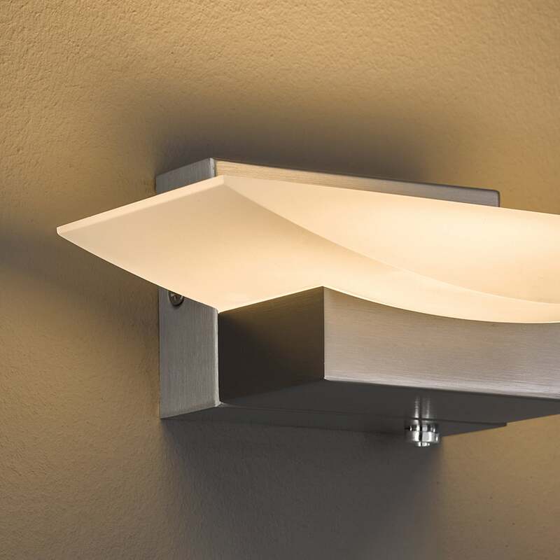 FISCHER & HONSEL Wandleuchte Bowl TW CCT LED Lampe dimmbar nickel 30cm 950lm - 4003694302982