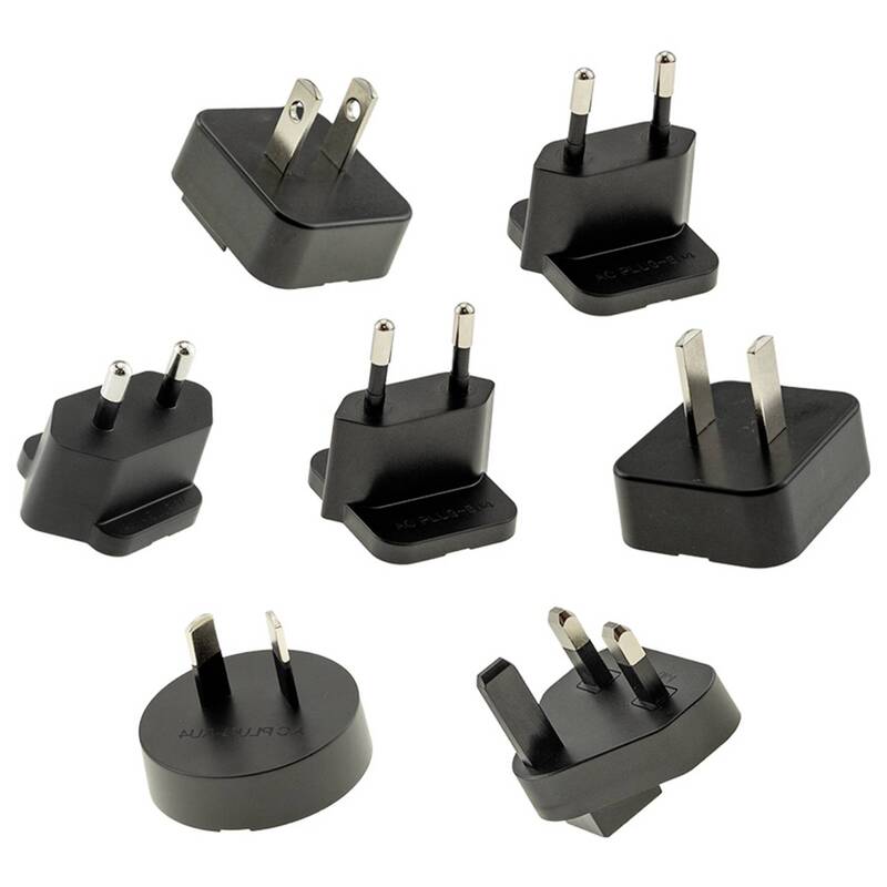 Mean Well Adapter AC PLUG-MIX5 7er Set Steckertypen für EU USA UK Australien - 4021087103220