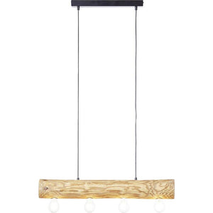 B-Ware Brilliant Trabo 99432/35 Pendelleuchte Lampe E27 Eiche Holz Esszimmer