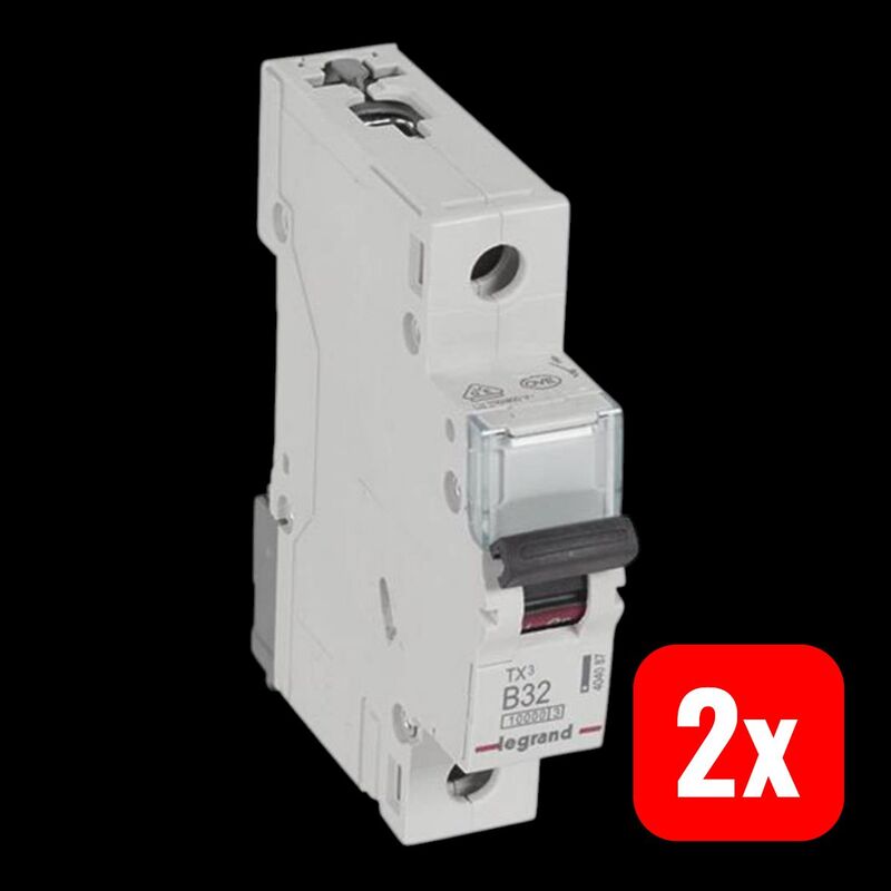 Legrand Leitungsschutzschalter Sicherungsautomat 32 A 230 V 400 V 1polig B IP20 - 3414970391919