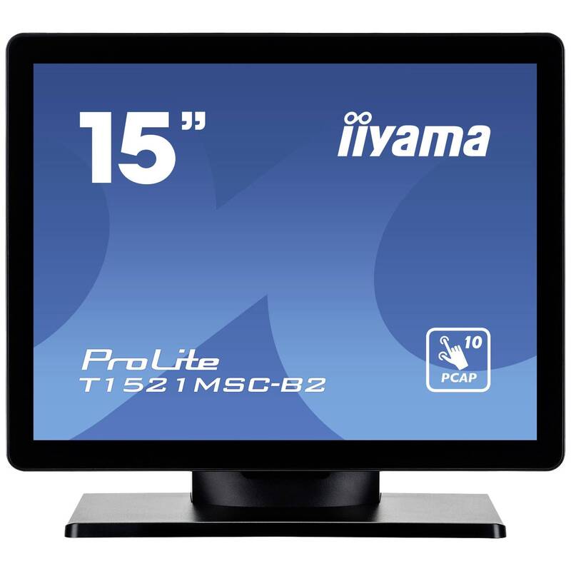 Iiyama Touchscreen-Monitor 15 Zoll ProLite T1521MSC-B2 1024x768 8ms schwarz VESA - 4948570120642