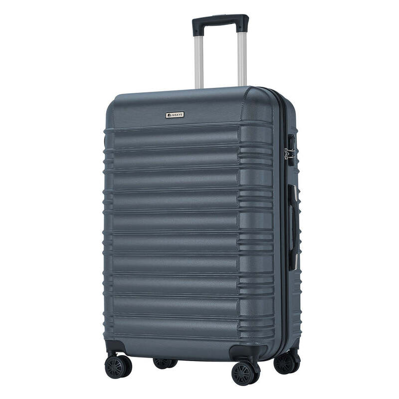 Hartschalen Kofferset Rom 3-teilig Set ABS-Kunststoff 360° Rollen anthrazit 40kg - 4262437184951