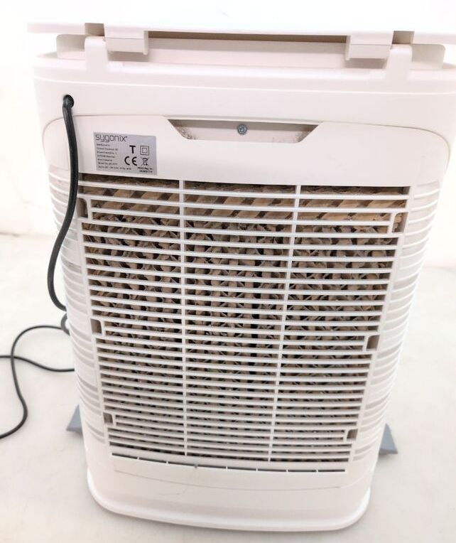 Sygonix Luftkühler 80W Klimagerät Ventilator mit Fernbedienung Timer Weiß Kühler - 4064161489520
