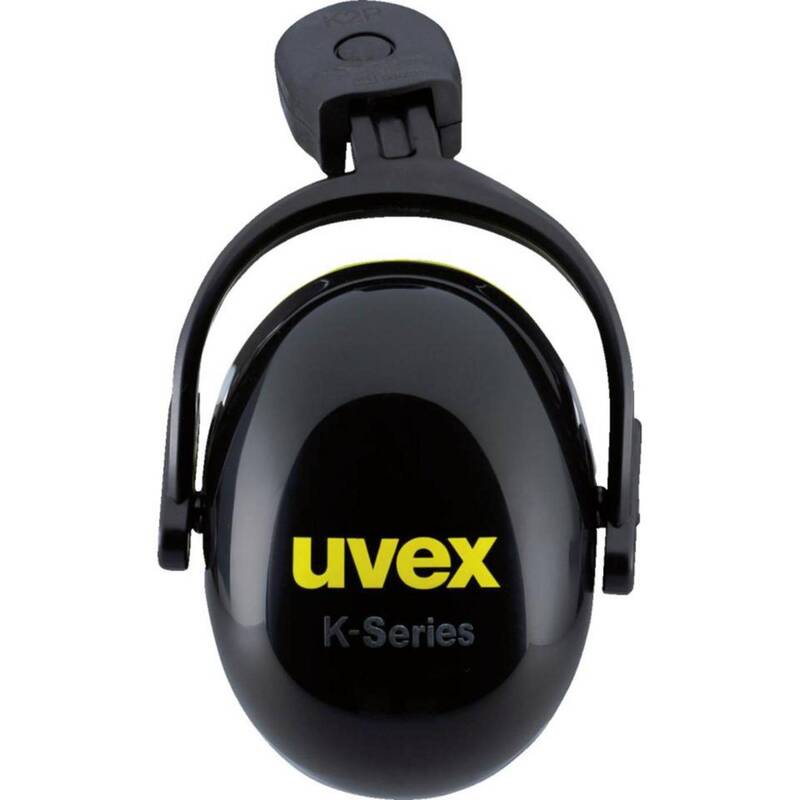 Uvex Kapselgehörschutz Helmgehörschutzkapsel pheos K2P 30dB schwarz/gelb 2 Stück - 4031101739328