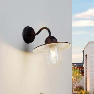 B-Ware Lindby Rostbraune Außenwandlampe Außenwandleuchte Lampe Filip SIEHE TEXT/FOTO