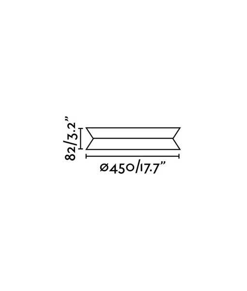FARO BARCELONA Deckenleuchte Tender LED Lampe schwarz matt Eiche 45cm Ø 8,2cm - 8421776169784