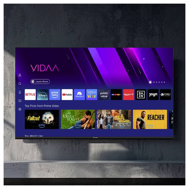 Dyon LED-TV 22 Zoll Smart TV Full HD Fernseher 180cd/m² schwarz 504x342x156mm - 4260552544414