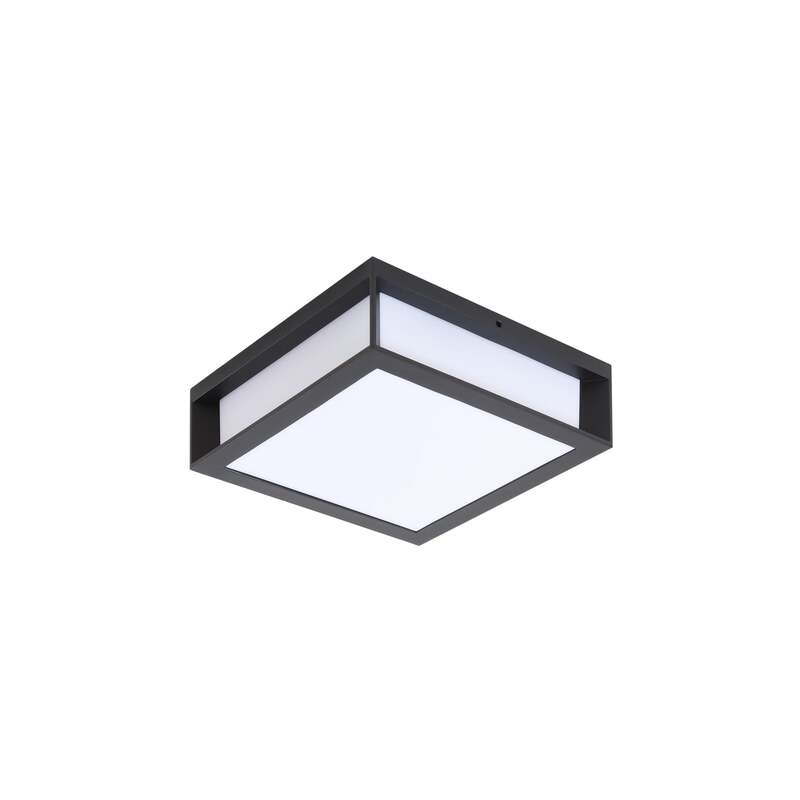 Lindby Außenwandleuchte Sivana LED Wandleuchte Gartenlampe dimmbar schwarz 26 cm - 4251911786828