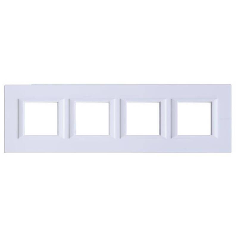Legrand Rahmen Axolute Weiß Blendrahmen Steckdosenrahmen 1fach HA4802M4HHD 1 St - 8012199977393
