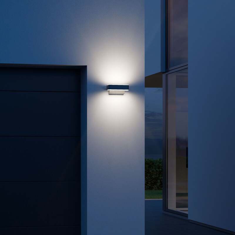 Steinel Außenwandleuchte Wandleuchte L 810 SC LED anthrazit Sensorlampe 160° - 4007841065706
