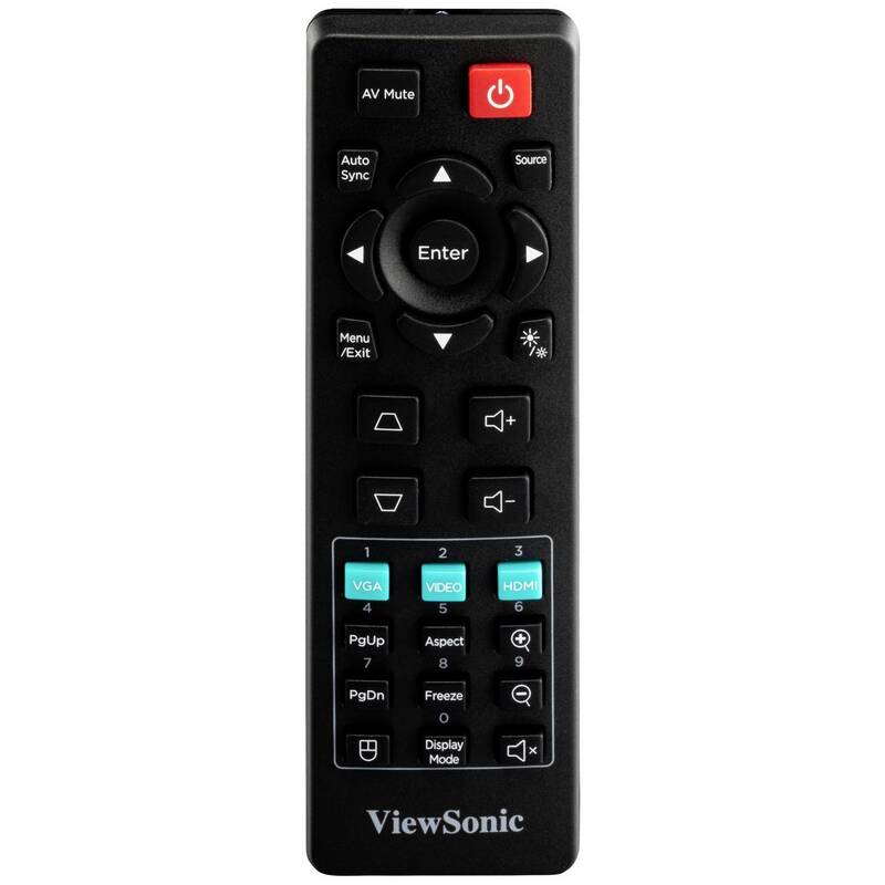 Viewsonic Beamer PA700W Laser 4500 ANSI-Lumen Full HD Projektor Fernbedienung - 0766907019995