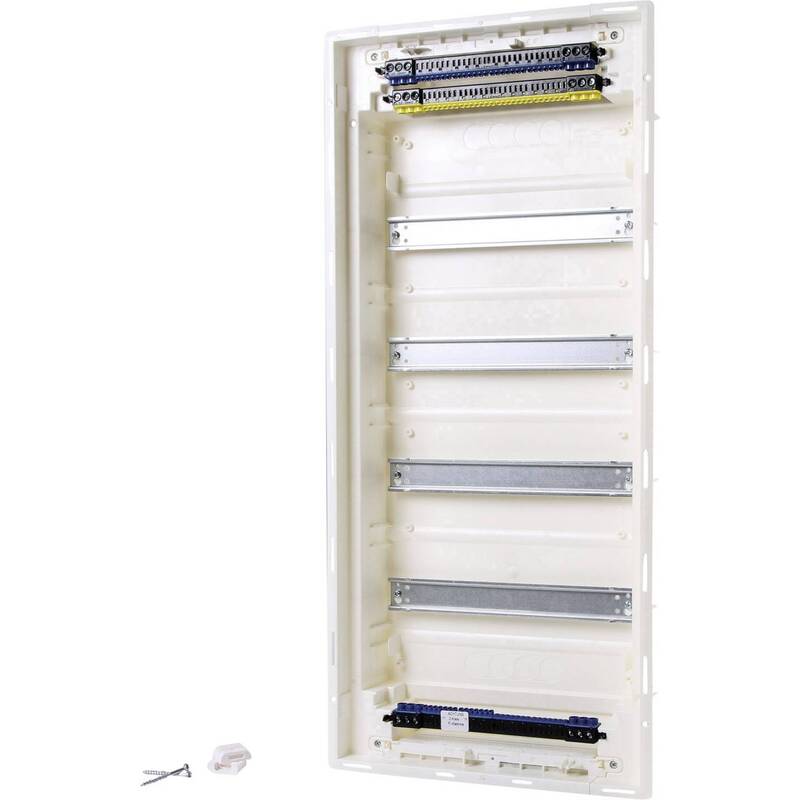 F-Tronic Verteilerschrank Unterputz JUMBO48+8 48 Teilungen 4 Reihen weiß - 4034338902121