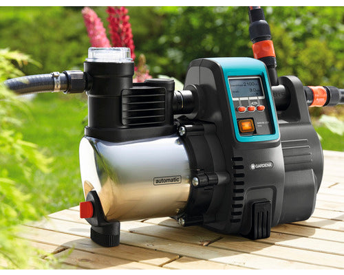 Gardena Hauswasserautomat 6000/6 Pumpe Gartenpumpe Druckpumpe 1300W 6000l/h - 4078500044370