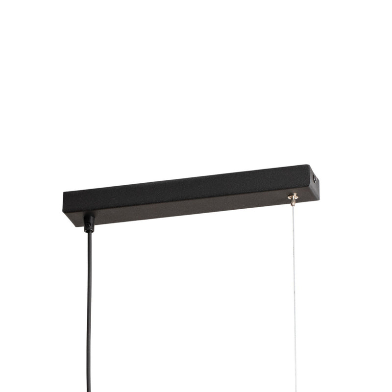 Teo Hängeleuchte Pendelleuchte LED Holz schwarz Metall Touchdimmer Kiefer 126 cm - 5901780514488
