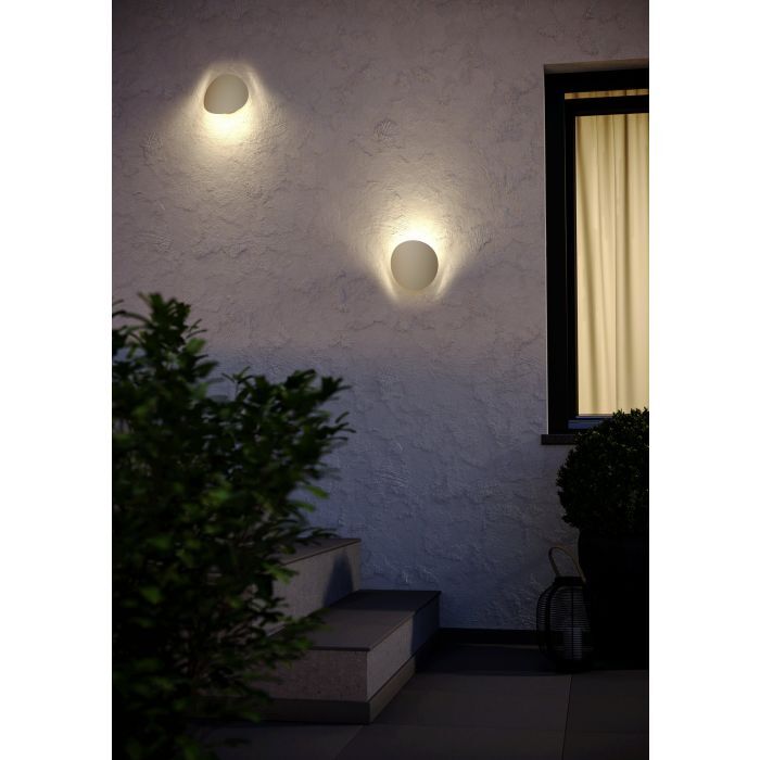Eglo Außenwandleuchte Briale LED Gartenlampe 800 Lumen IP44 sand 19x6cm - 9008606382347