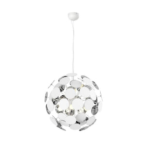 B-Ware Lindby Pendelleuchte Kinan Scheiben Deckenlampe Hängeleuchte Lampe Leuchte Weiß